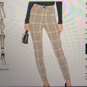 Free People Plaid Pants